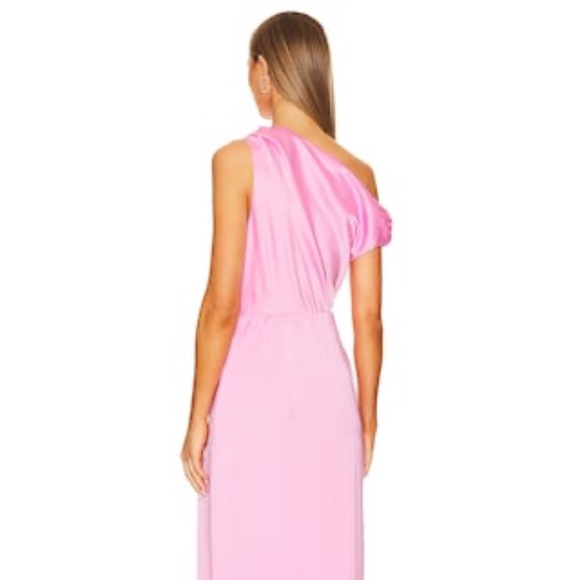 Show Me Your Mumu Jodie Dress in Pink Luxe Satin - Picture 5 of 15